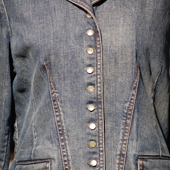 Lauren Jeans Petite Denim Jacket - Picture 7 of 7